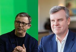 Zendesk CTO Adrian McDermott (left) and CEO Tom Eggemeier (right).