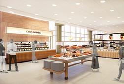 Benugo and John Lewis in-store cafe render