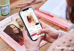 Moonpig cover image and phone