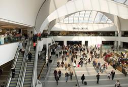 Consumers in a busy shopping centre