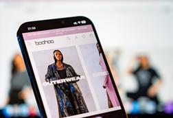 Boohoo app on phone