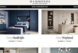 Hammonds Furniture website