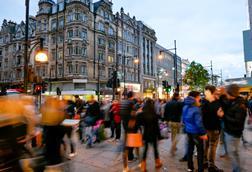 Shopping on Oxford Street