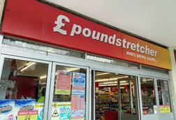 Exterior of Poundstretcher Catford store