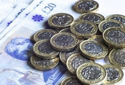 Cash in coins and notes