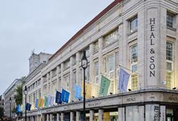 Heal's store on Tottenham Court Road