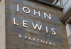 John Lewis & Partners store sign