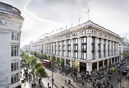 selfridges oxford street corner shot oxford street & duke street (1b) ph...