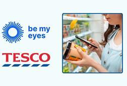 Tesco x Be My Eyes banner