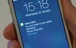 Volvo is trialling a delivery service that will deliver to shoppers' cars
