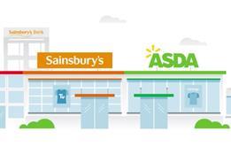 sainsburys asda illustration