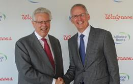 Stefano Pessina, Executive Chairman, Alliance Boots, and Greg Wassen, President and CEO of Walgreens