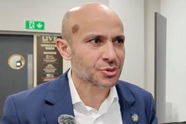 Rami Batieh speaking on camera at LIVE 2026