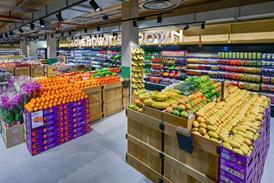 Whole Foods Market Kings Road produce aisles