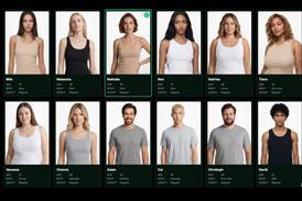 Images of models from Zalando's Scayle Studios