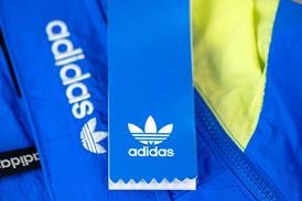 Adidas label on jacket