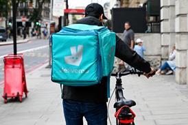 Deliveroo delivery cyclist