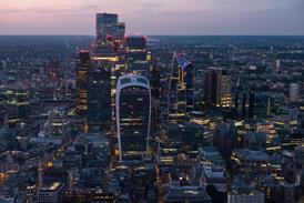 Financial District - aerial view