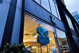 Co-op store exterior, Manchester City Centre