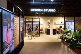 Interior of Magnet's Stockton store, showing a Design Studio sign