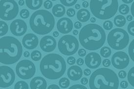 Question marks background