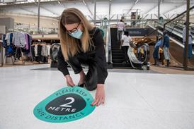 John Lewis shop reopening preparations