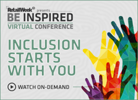 Artwork for Be Inspired conference on demand featuring multicoloured hands