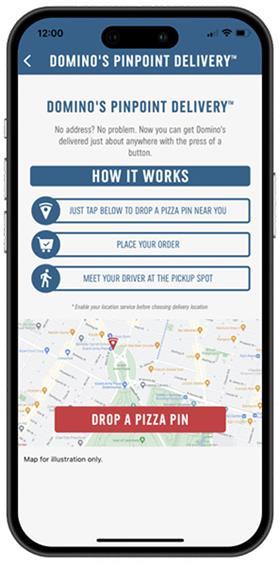 Domino's Pinpoint Delivery