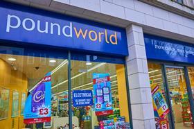 Poundworld store front