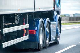 Wheels of HGV lorry