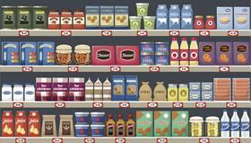 FMCG shelves