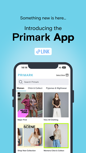 Primark UK App launch