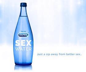 Durex launched its revolutionary new Sex Water liquid refreshment, which it billed as 