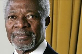 Former UN secretary general Kofi Annan