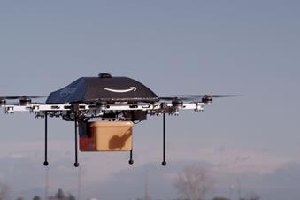 Online retail giant Amazon has called for a separate air space zone to be created to allow drone flights to deliver goods to customers.