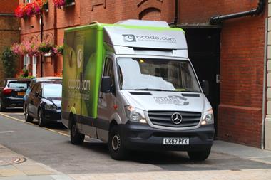 Ocado delivery van