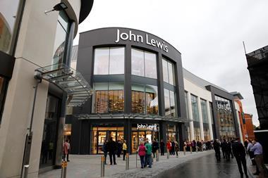 Sales at John Lewis department store came in at £89.9m last week