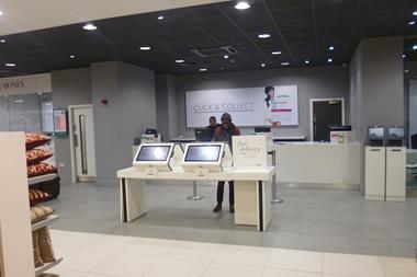 Click and collect area