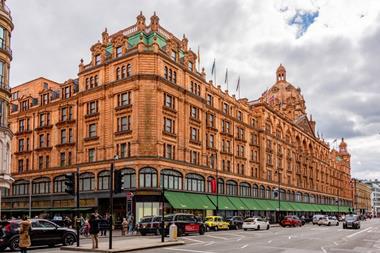 Harrods store exterior, London
