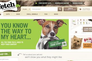 Ocado’s Fetch pet store will be the first of its standalone non-food sites