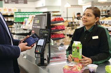 Apple Pay in use at Marks & Spencer