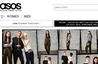 Asos website