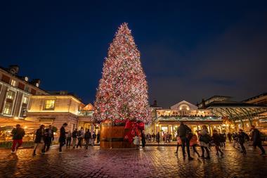 Covent Garden Christmas lights