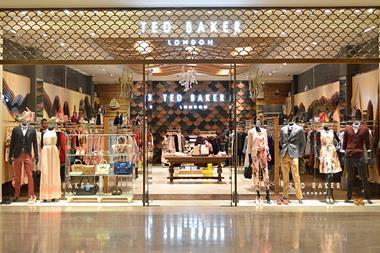 Ted Baker has reported a quarterly sales rise