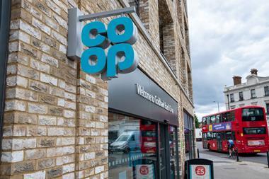 Exterior of Co-op Goldhawk Road London store