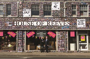 House of Reeves’ remaining store this week carried messages from young people