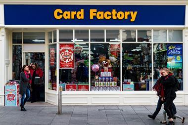 Card Factory has reported a rise in sales