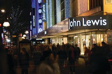 John Lewis feels festive cheer as like-for-likes soar 13%