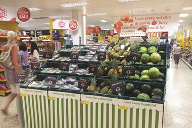 The grocery market fell in September despite most sectors recording a rise in sales