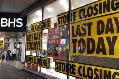 BHS will formally disappear from the high street this Sunday, when the collapsed retailer’s remaining 22 stores will shut.